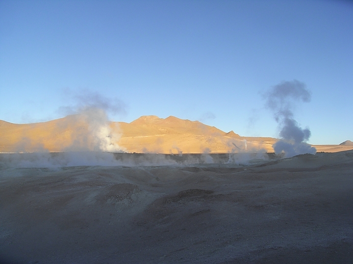 Geysir Sol de Manana - Bolivien